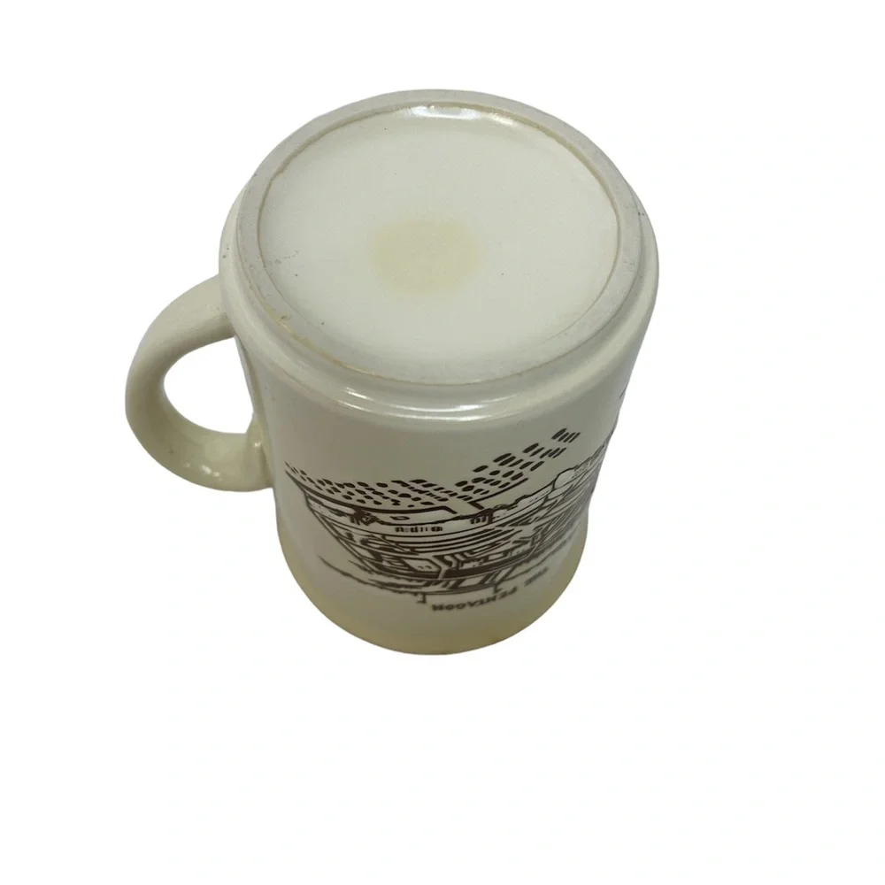 The Pentagon Collectible Stoneware Mug Cup Ceramic Vtg Brown Arlington Virginia